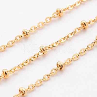 3.28 Feet Ion Plating(IP) 304 Stainless Steel Cable Chains X-CHS-H007-20G-1