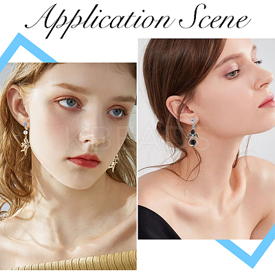 30Pcs 3 Colors Brass Clip-on Earring Findings KK-SC0003-87-1