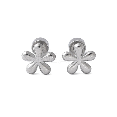 304 Stainless Steel Stud Earrings for Women EJEW-E603-05G-P-1