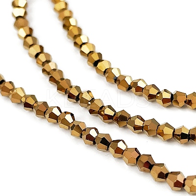 Transparent Electroplate Glass Beads Strands LS-EGLA-A039-T2mm-UA11-1