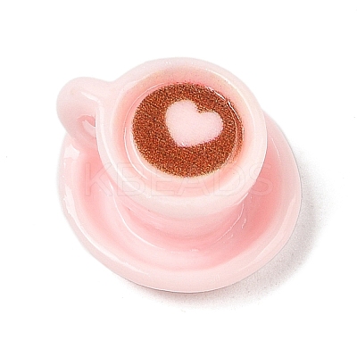 Resin Coffee Miniature Ornaments DOLL-P002-A04-1