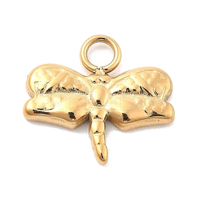 Ion Plating(IP) 304 Stainless Steel Charms STAS-P379-37C-G-1