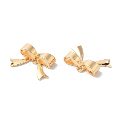Brass Connector Charms KK-G465-49G-1