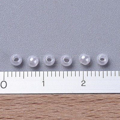 Imitated Pearl Acrylic Beads PACR-3D-1-1