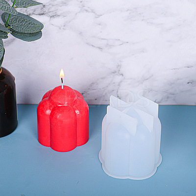 Flower DIY Candle Silicone Molds Making DIY-F065-06-1