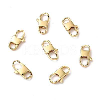 Brass Lobster Claw Clasps KK-J301-18G-1