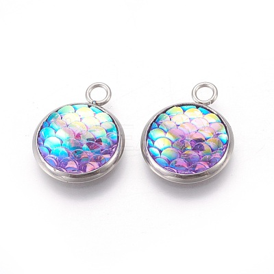 Resin Pendants RESI-L024-11-1