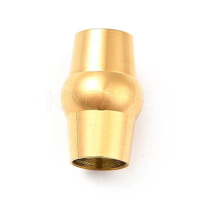304 Stainless Steel Magnetic Clasps with Glue-in Ends STAS-K006-09B-6mm-1