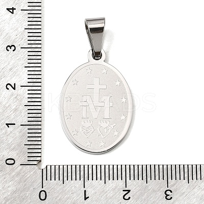 Non-Tarnish 304 Stainless Steel Pendants STAS-C102-09B-P-1