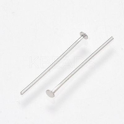 Brass Flat Head Pins KK-S348-253-1