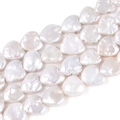 Natural Baroque Keshi Pearl Beads Strands PEAR-T006-33B-1