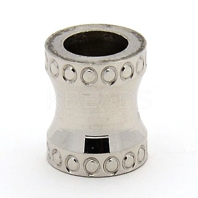 Tarnish Resistant Stainless Steel Beads STAS-M003-09S-1