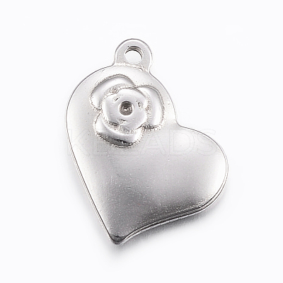 Tarnish Resistant 304 Stainless Steel Pendant Rhinestone Settings STAS-E421-069P-1