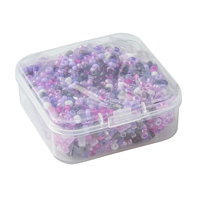 DIY Glass & Seed Beads Jewelry Making Findings Kits DIY-FS0005-62-1