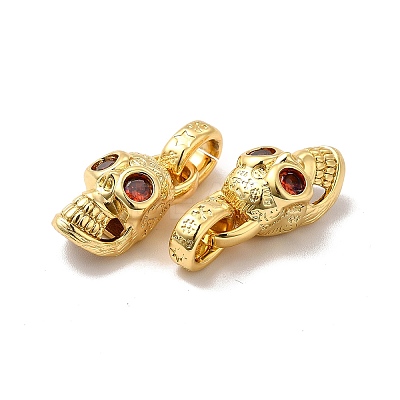 Rack Plating Eco-Friendly Brass Micro Pave Cubic Zirconia Pendants KK-A177-01G-1