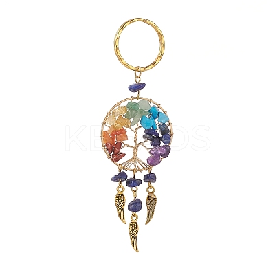 Natural Lapis Lazuli Keychain X1-KEYC-JKC00435-04-1