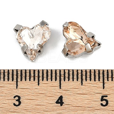 Brass Glass Rhinestone Sew on Rhinestones RGLA-B004-02P-A-1