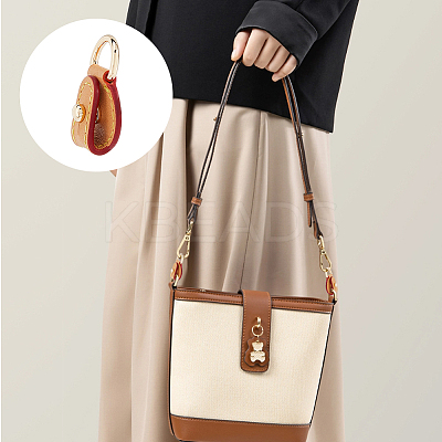Leather Suspension Clasps FIND-WH0199-258B-1