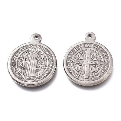 Non-Tarnish 304 Stainless Steel Pendants STAS-Z007-06-1