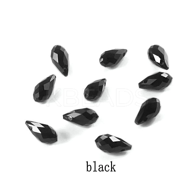 72Pcs Transparent Eletroplate Glass Charms PW-WG62C09-11-1