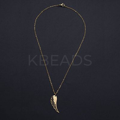 201 Stainless Steel Pendant Necklaces NJEW-S105-JN568-45-2-1