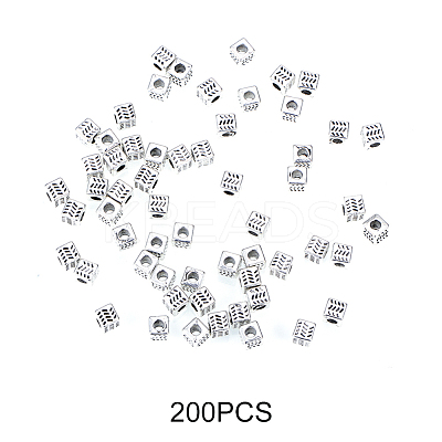 Tibetan Silver Alloy Spacer Beads TIBE-PH0004-88-1