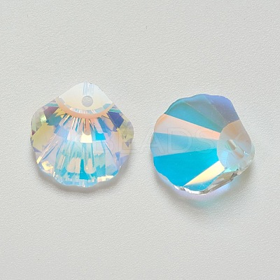 K9 Glass Rhinestone Pendants GLAA-F083-02B-06-1