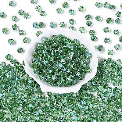 Picasso Transparent Glass Beads SEED-Q039-04F-1