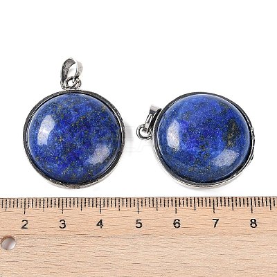Dyed Natural Lapis Lazuli Tree of Life with Owl Pendants G-L524-15AS-05-1