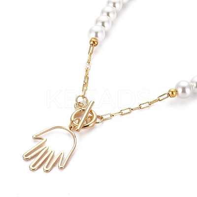 Pendant Necklaces NJEW-JN03095-02-1