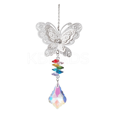 Brass Hollow Hanging Ornaments HJEW-JM01930-04-1