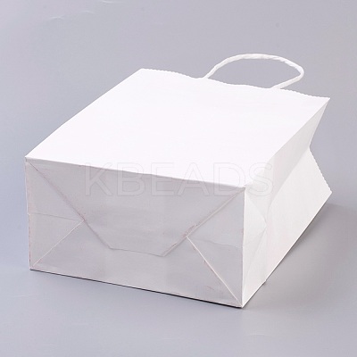 Pure Color Kraft Paper Bags AJEW-G020-B-03-1