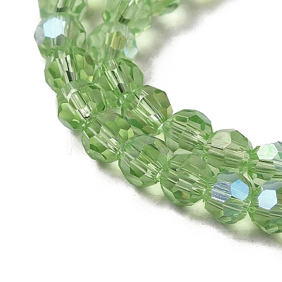 Electroplate Transparent Glass Beads Strands LS-EGLA-A035-T4mm-L09-1