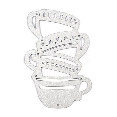 Cup Carbon Steel Cutting Dies Stencils X-DIY-R079-051-1