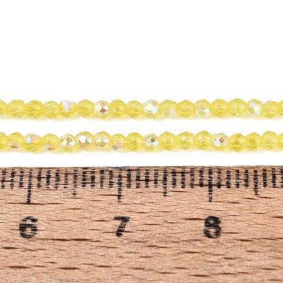 Transparent Glass Beads Strands EGLA-N028-01A-A08-1
