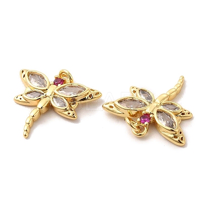Brass Micro Pave Cubic Zirconia Pendants KK-A180-09G-1