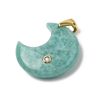 Natural Amazonite Pendants G-A297-02G-11-1