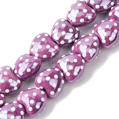 Handmade Porcelain Beads PORC-K010-07C-1