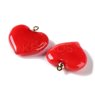 Handmade Lampwork Pendants LAMP-G160-01E-1