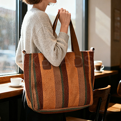 Striped Canvas Bags ABAG-CN0001-70A-1