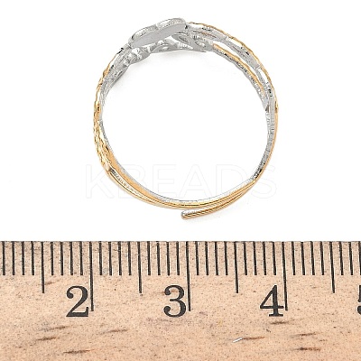 304 Stainless Steel Cuff Open Rings RJEW-Z121-02GP-03-1