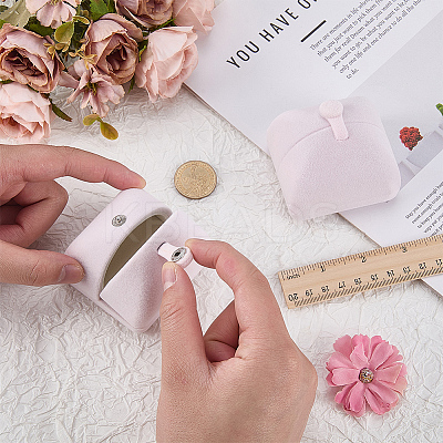 Velvet Finger Ring Package Boxes CON-WH0085-196-1