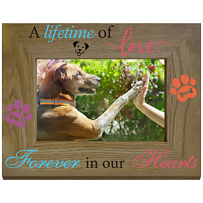 Rectangle Wood Photo Frames AJEW-WH20021-021-1