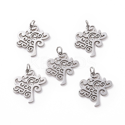Tarnish Resistant 304 Stainless Steel Pendants STAS-S105-T517S-1