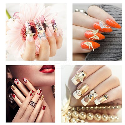 80Pcs 8 Style Alloy Glass Rhinestone Cabochons MRMJ-HY0002-28-1