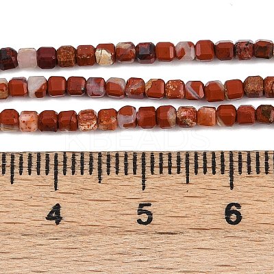 Natural Red Jasper Beads Strands G-RM2025-C27-A-1