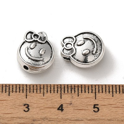 Tibetan Style Alloy Beads PALLOY-P302-09F-AS-1