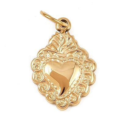 304 Stainless Steel Pendants LS-STAS-K307-02B-G-1