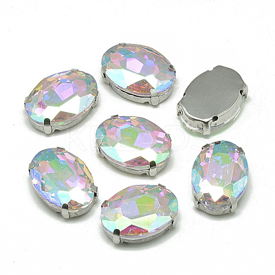 Sew on Rhinestone RGLA-T091-6x8mm-05P-1