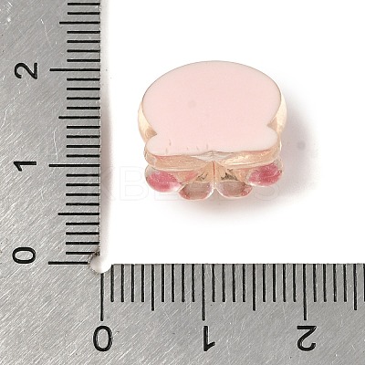 Transparent Glitter Ocean Resin Cabochon CRES-I050-04-1